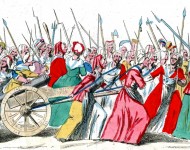La marche des femmes sur Versailles, le 5 octobre, vue par l'hagiographie des journées révolutionnaires. / Wikimedia communs (c.c)