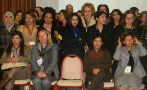 Entrepreneures tunisiennes lors d'une rencontre organisée par CAWTAR sur les femmes rurales (Tunis 2010)/ Photographie Magharebia (c.c) 